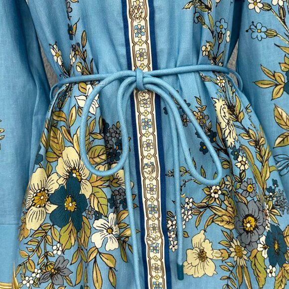 Alemais Cassie Mini Dress in Blue - Picture 8 of 12